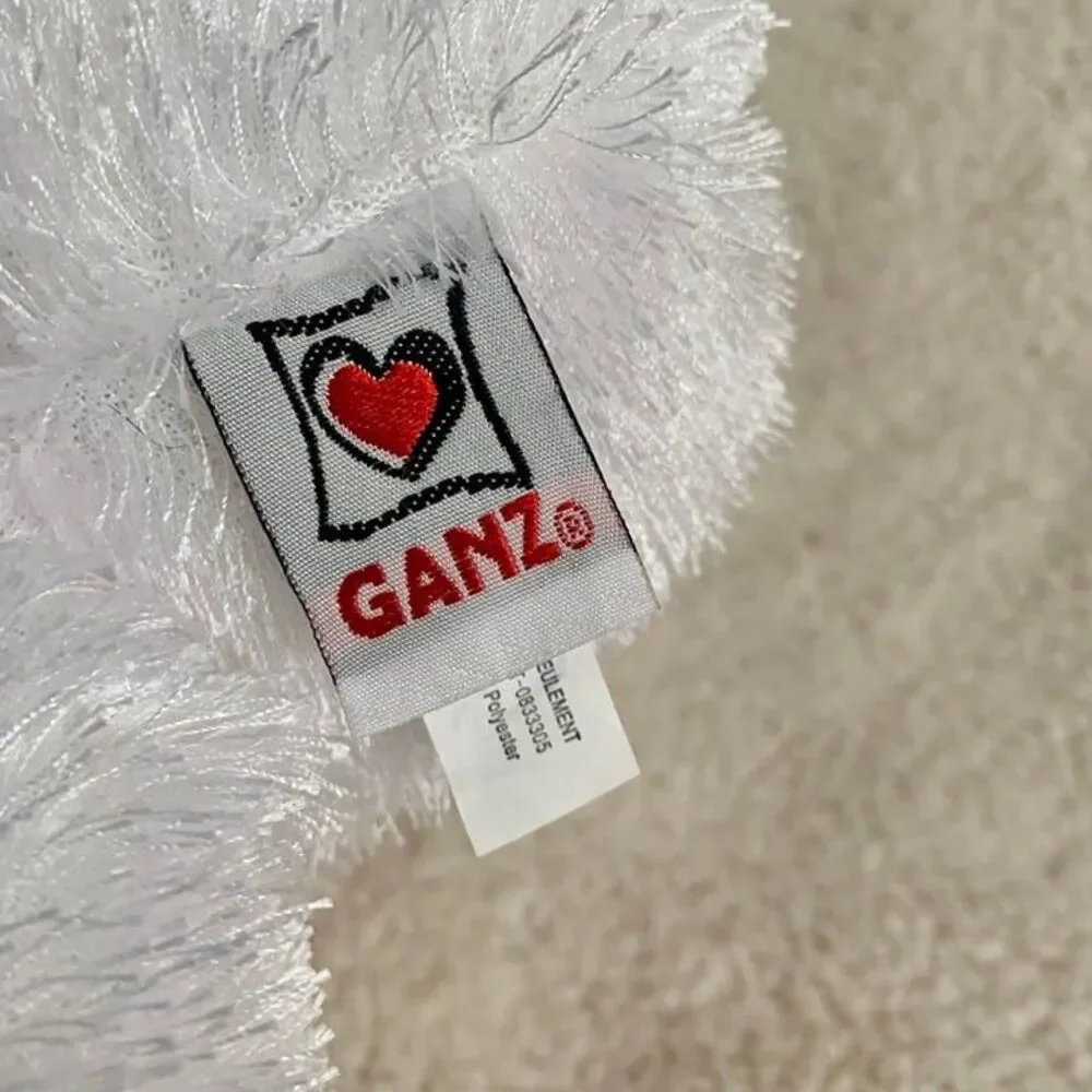 Ganz Webkinz White Snowman No Code Plush Winter Christmas Fuzzy Stuffed Animal